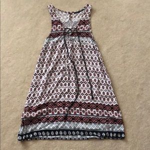 Patterned Tank Summer Dress